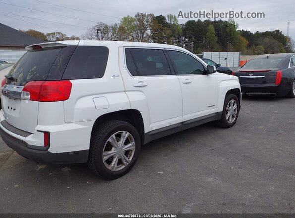 2GKALMEK8H6271067 2017 GMC TERRAIN Белый Задняя правая четверть