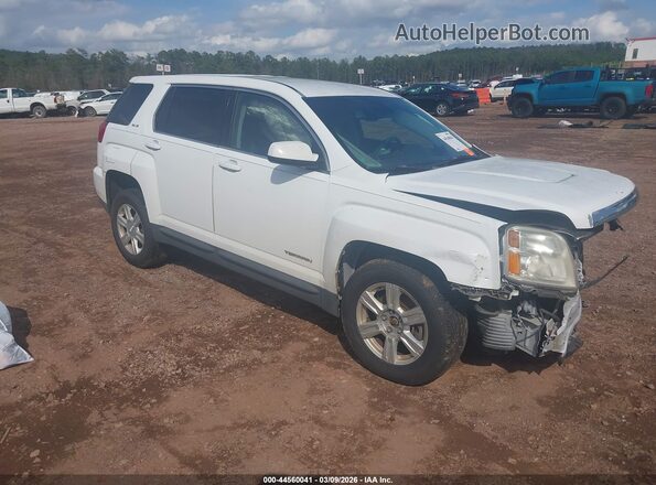 2GKALMEK9G6304835 2016 GMC TERRAIN Белый Передняя правая четверть