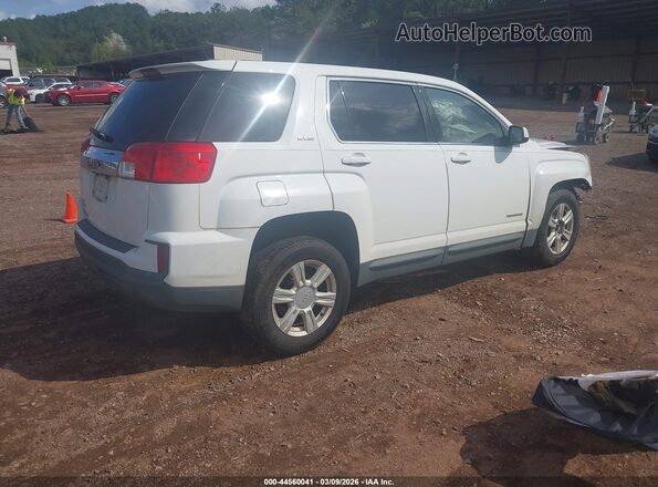 2GKALMEK9G6304835 2016 GMC TERRAIN Белый Задняя правая четверть