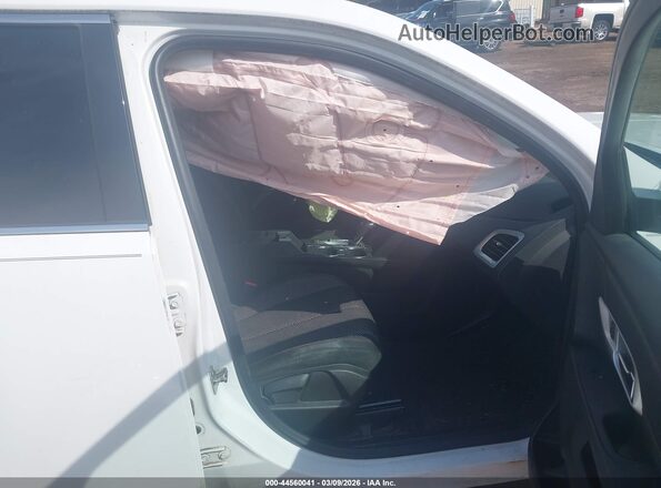 2GKALMEK9G6304835 2016 GMC TERRAIN Белый Вид салона спереди