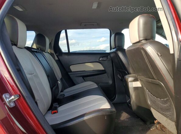 2GKFLPE38G6131034 2016 GMC TERRAIN Бордовый Вид задней части салона
