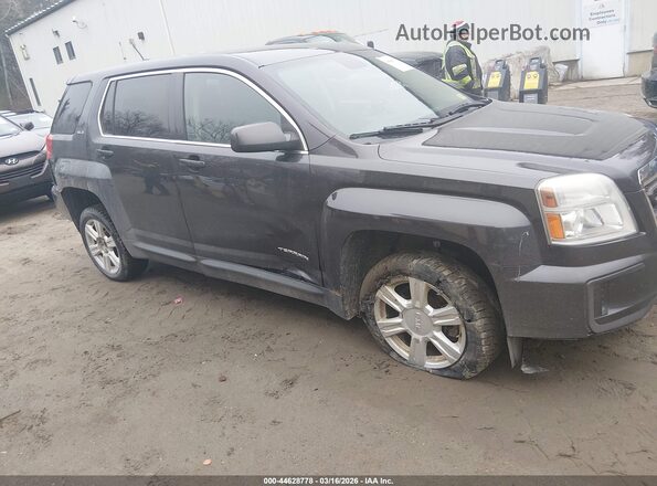 2GKFLSEKXG6202759 2016 GMC TERRAIN Black Вид спереду
