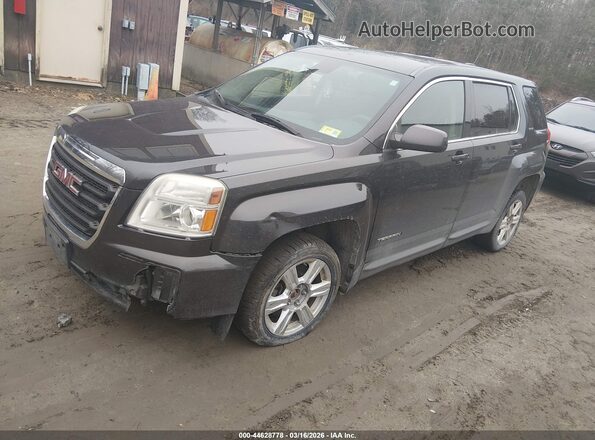2GKFLSEKXG6202759 2016 GMC TERRAIN Black Передня ліва чверть