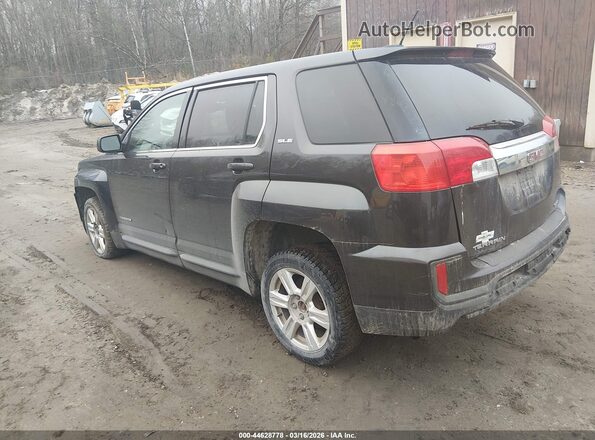 2GKFLSEKXG6202759 2016 GMC TERRAIN Black Задня ліва чверть