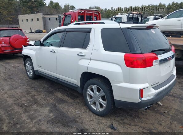 2GKFLUE32H6268499 2017 GMC TERRAIN Белый Задняя левая четверть