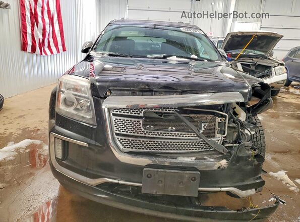 2GKFLVE3XG6358374 2016 GMC TERRAIN Черный Вид спереди