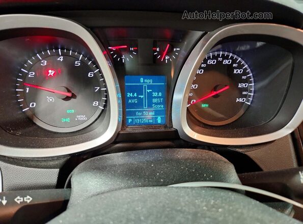 2GNALCEK1G6244255 2016 CHEVROLET EQUINOX Серый Вид щитка приборов