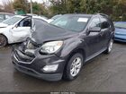 2016 Chevrolet Equinox Lt Серый vin: 2GNALCEK1G6252033