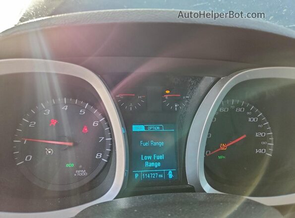 2GNALCEK1H1601190 2017 CHEVROLET EQUINOX Серый Вид щитка приборов