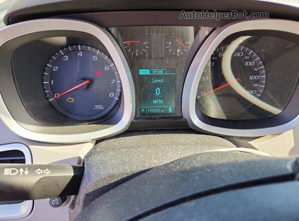 2GNALCEK3G6268153 2016 CHEVROLET EQUINOX Белый Вид щитка приборов