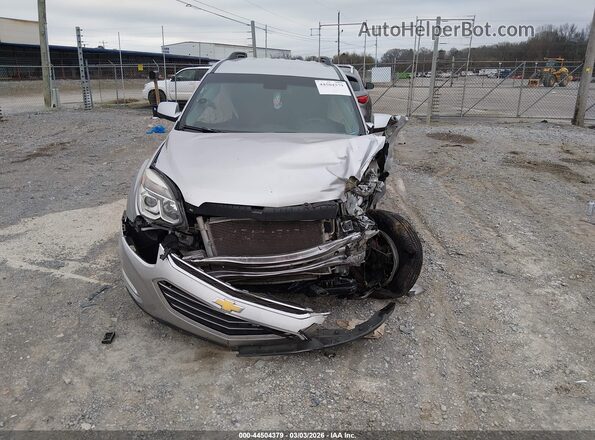 2GNALCEK4H6106596 2017 CHEVROLET EQUINOX Silver Widok zestawu wskaźników