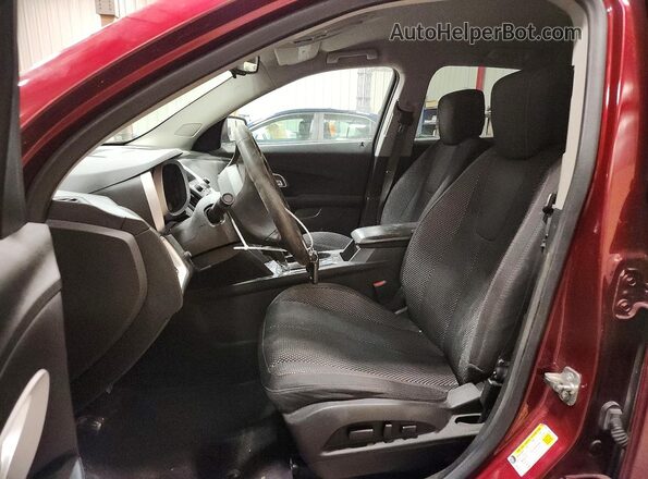 2GNALCEK9G1121316 2016 CHEVROLET EQUINOX Темно-бордовый Вид салона спереди
