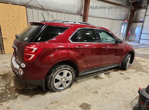2GNALCEK9G1121316 2016 CHEVROLET EQUINOX Темно-бордовый Задняя правая четверть