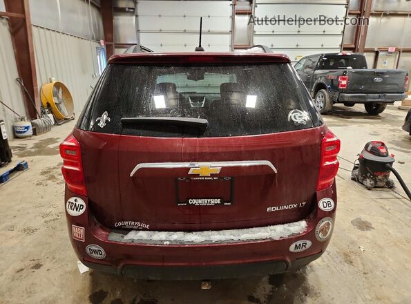 2GNALCEK9G1121316 2016 CHEVROLET EQUINOX Темно-бордовый Вид сзади