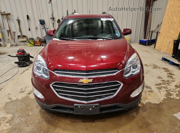 2GNALCEK9G1121316 2016 CHEVROLET EQUINOX Темно-бордовый Вид спереди