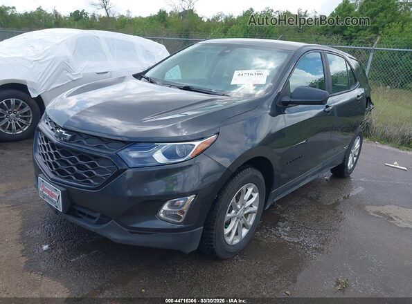 2GNAXHEV7M6152817 2021 CHEVROLET EQUINOX Серый Передняя левая четверть