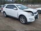 2017 Chevrolet Equinox Lt White vin: 2GNFLFEK3H6206051