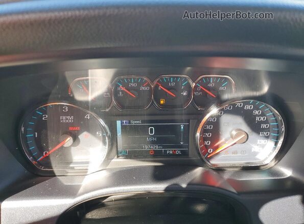 2GTV2MEC5K1222082 2019 GMC SIERRA White Вид щитка приладів