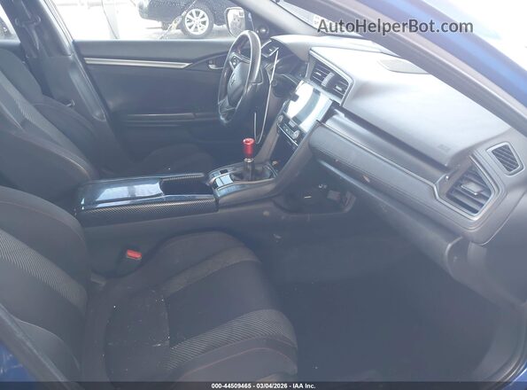 2HGFC1E58JH702674 2018 HONDA CIVIC Blue Սալոնի դիմացի տեսք