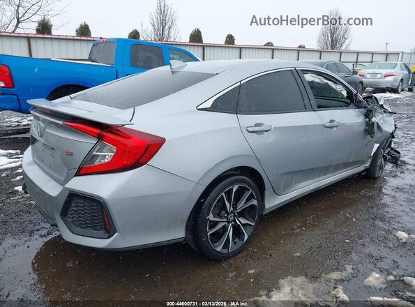 2HGFC1E58KH706404 2019 HONDA CIVIC SI Серебряный Задняя правая четверть