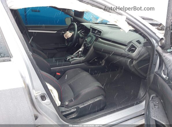 2HGFC1E58KH706404 2019 HONDA CIVIC SI Серебряный Вид салона спереди