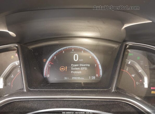 2HGFC1E58KH706404 2019 HONDA CIVIC SI Серебряный Вид задних сидений