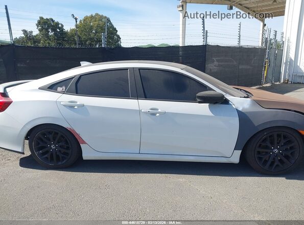 2HGFC1E5XLH705658 2020 HONDA CIVIC SI White Widok wnętrza z tyłu