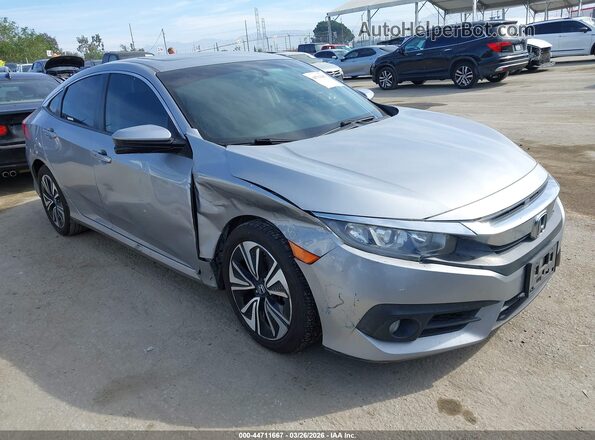 2HGFC1F35GH653228 2016 HONDA CIVIC Серебряный Передняя правая четверть