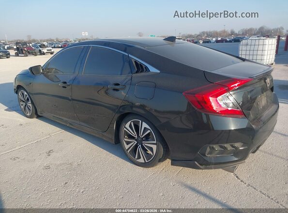 2HGFC1F36JH644416 2018 HONDA CIVIC Черный Задняя левая четверть