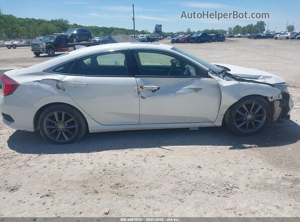 2HGFC1F38LH680661 2020 HONDA CIVIC Белый Вид задней части салона