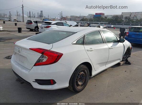 2HGFC2F51JH564271 2018 HONDA CIVIC Белый Задняя правая четверть