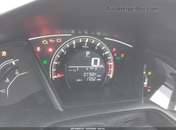 2HGFC2F51JH564271 2018 HONDA CIVIC Белый Вид задних сидений