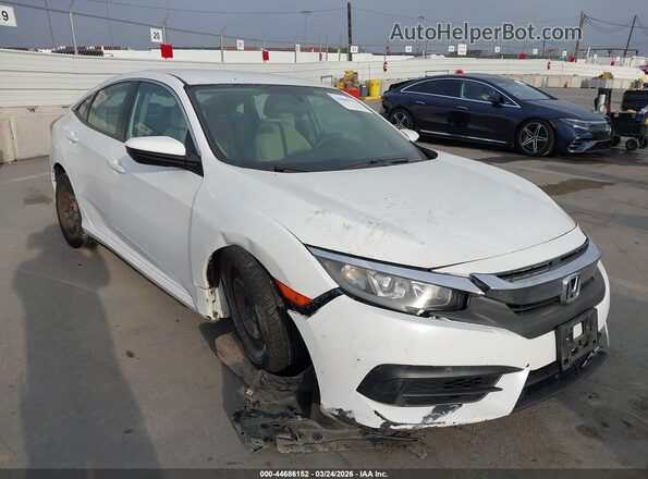 2HGFC2F51JH564271 2018 HONDA CIVIC Белый Вид спереди