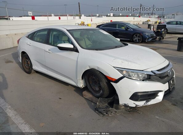 2HGFC2F51JH564271 2018 HONDA CIVIC Белый Передняя правая четверть