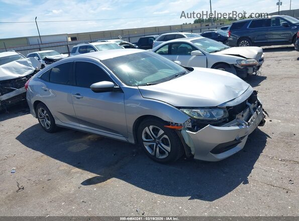 2HGFC2F51JH581930 2018 HONDA CIVIC Серебряный Передняя правая четверть