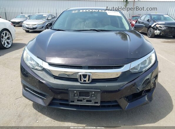 2HGFC2F53HH523862 2017 HONDA CIVIC Черный Вид задней части салона