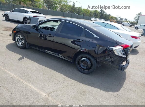 2HGFC2F53HH523862 2017 HONDA CIVIC Черный Задняя левая четверть