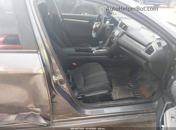 2HGFC2F55GH514594 2016 HONDA CIVIC Серый Вид салона спереди