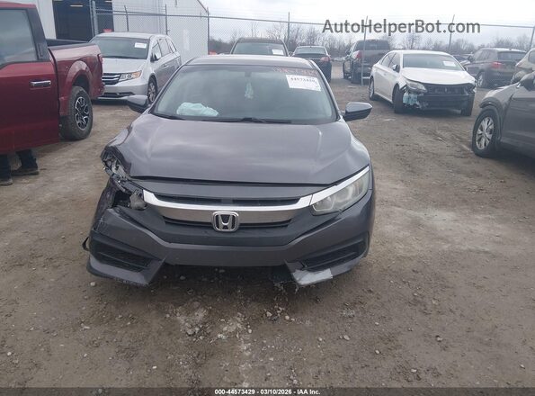 2HGFC2F55GH514594 2016 HONDA CIVIC Серый Вид задней части салона