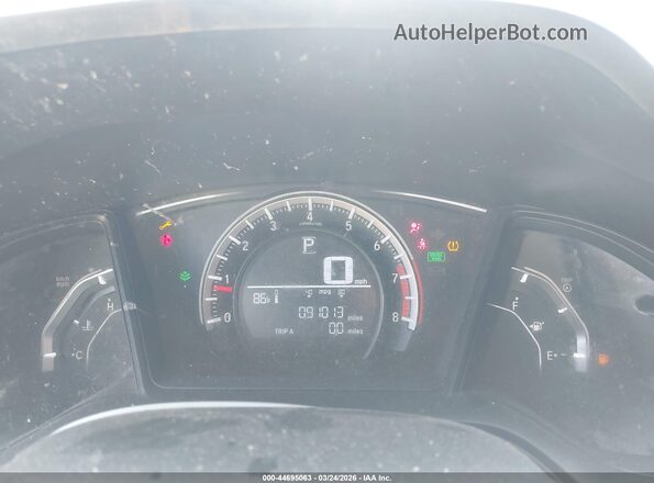 2HGFC2F55GH577288 2016 HONDA CIVIC Blue Вид задніх сидінь