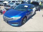 2016 Honda Civic Lx Blue vin: 2HGFC2F55GH577288