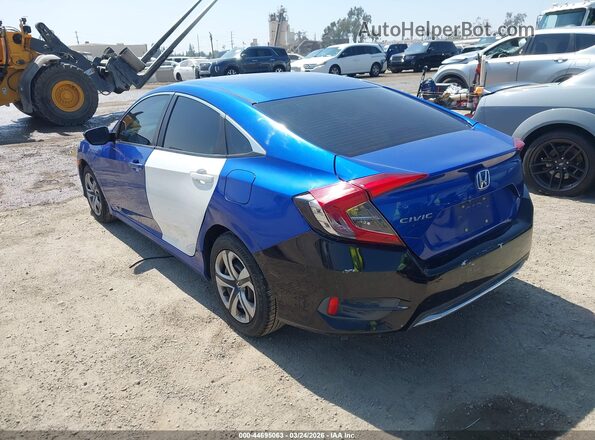 2HGFC2F55GH577288 2016 HONDA CIVIC Blue Задня ліва чверть