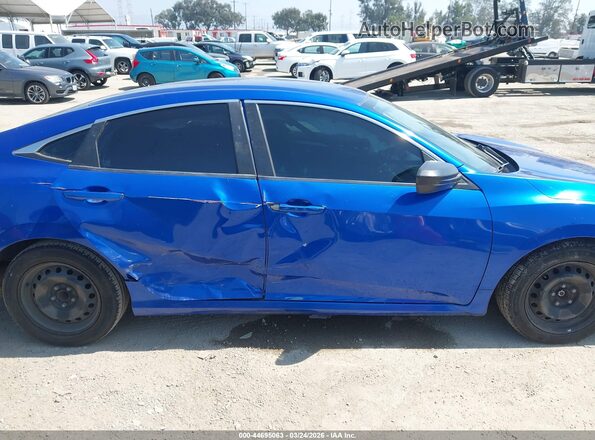 2HGFC2F55GH577288 2016 HONDA CIVIC Blue Вид задньої частини салону