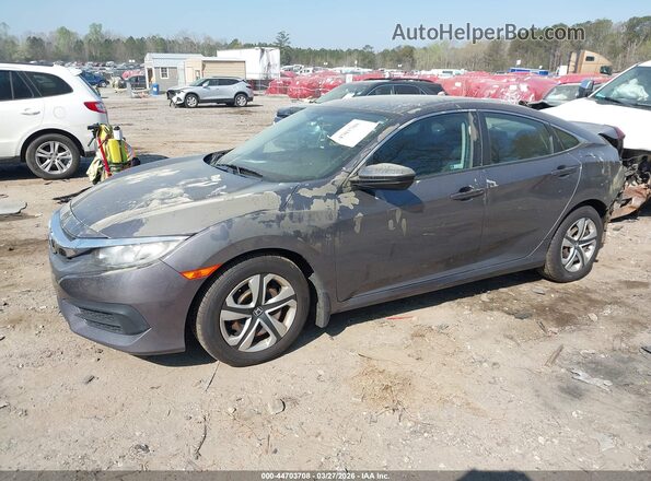 2HGFC2F59JH560615 2018 HONDA CIVIC Серый Передняя левая четверть