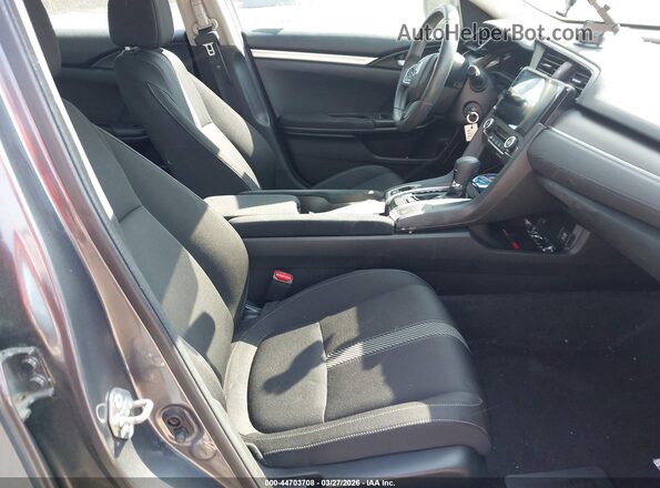 2HGFC2F59JH560615 2018 HONDA CIVIC Серый Вид салона спереди