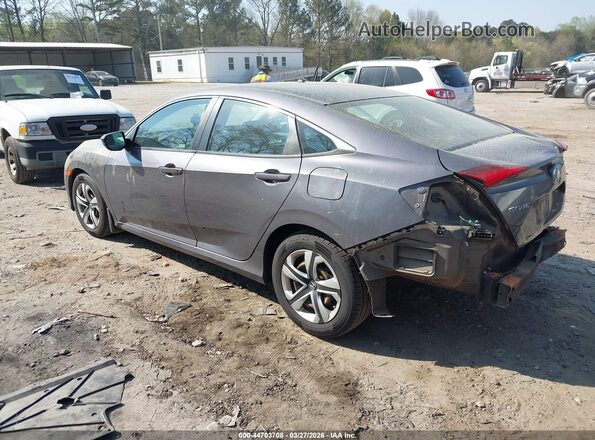 2HGFC2F59JH560615 2018 HONDA CIVIC Серый Задняя левая четверть