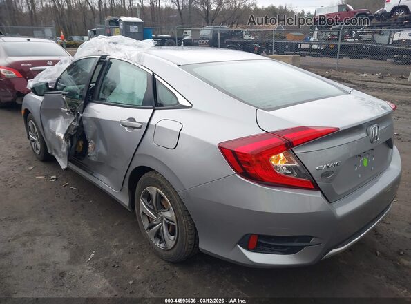 2HGFC2F60KH530106 2019 HONDA CIVIC Silver Հետևի ձախ