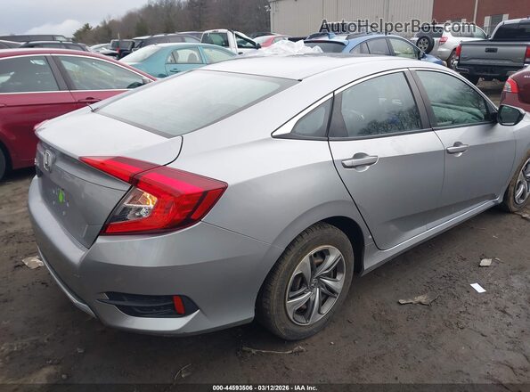 2HGFC2F60KH530106 2019 HONDA CIVIC Silver Հետևի աջ