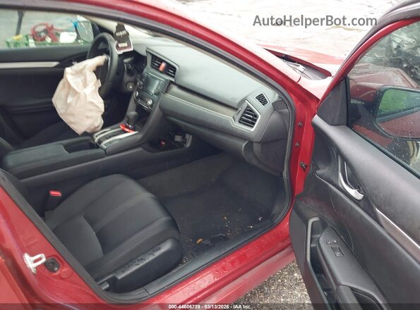 2HGFC2F62MH529283 2021 HONDA CIVIC Красный Вид салона спереди