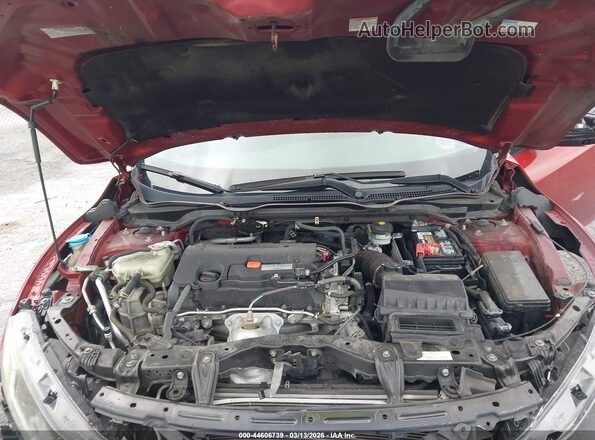 2HGFC2F62MH529283 2021 HONDA CIVIC Красный Вид сзади